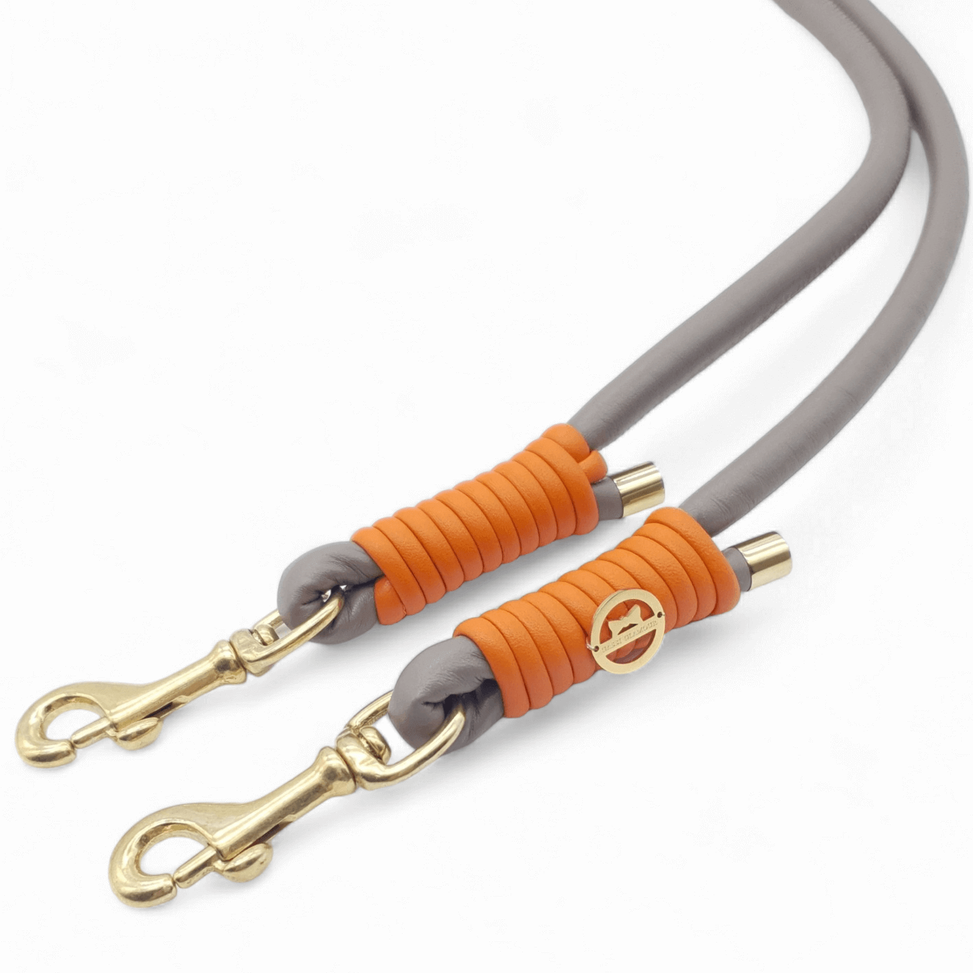 Leine Taupe-Orange