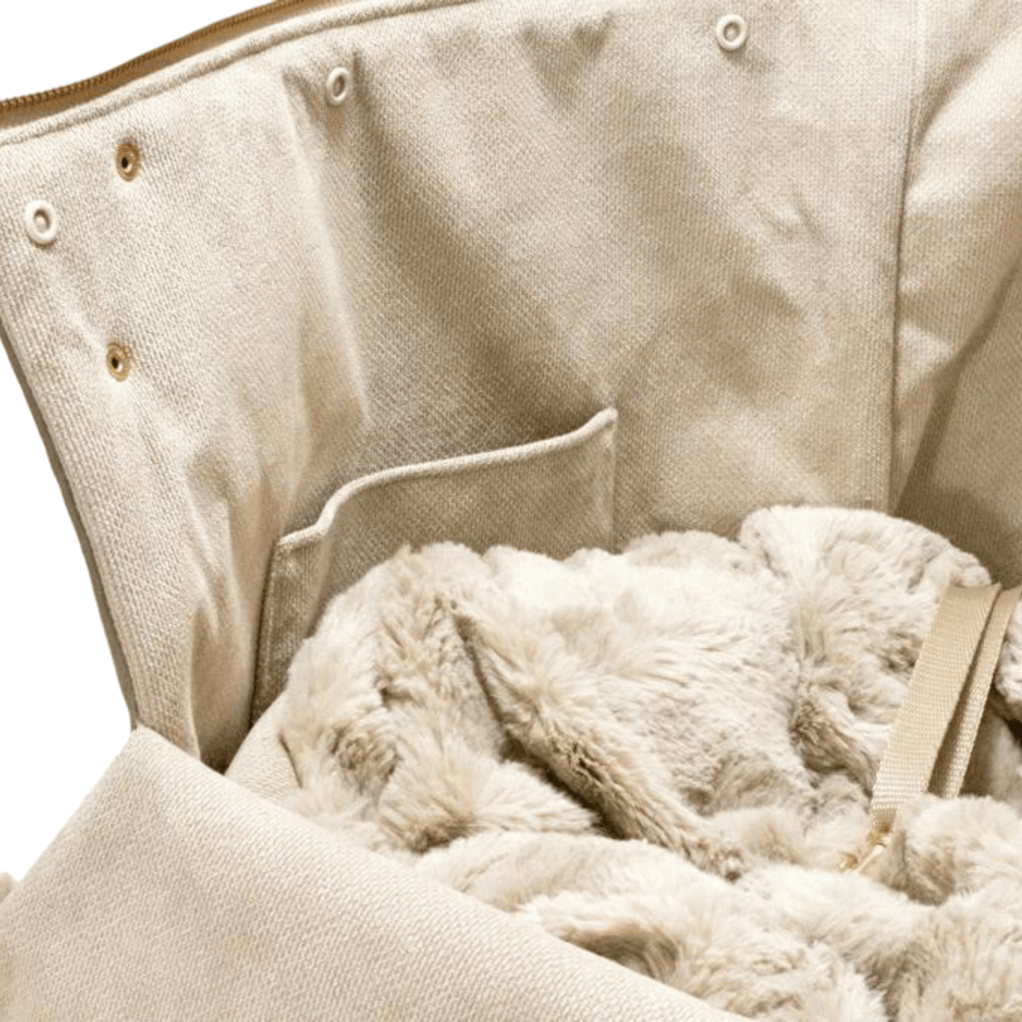 Hundeshopper in Taupe