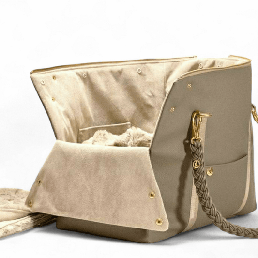 Hundeshopper in Taupe