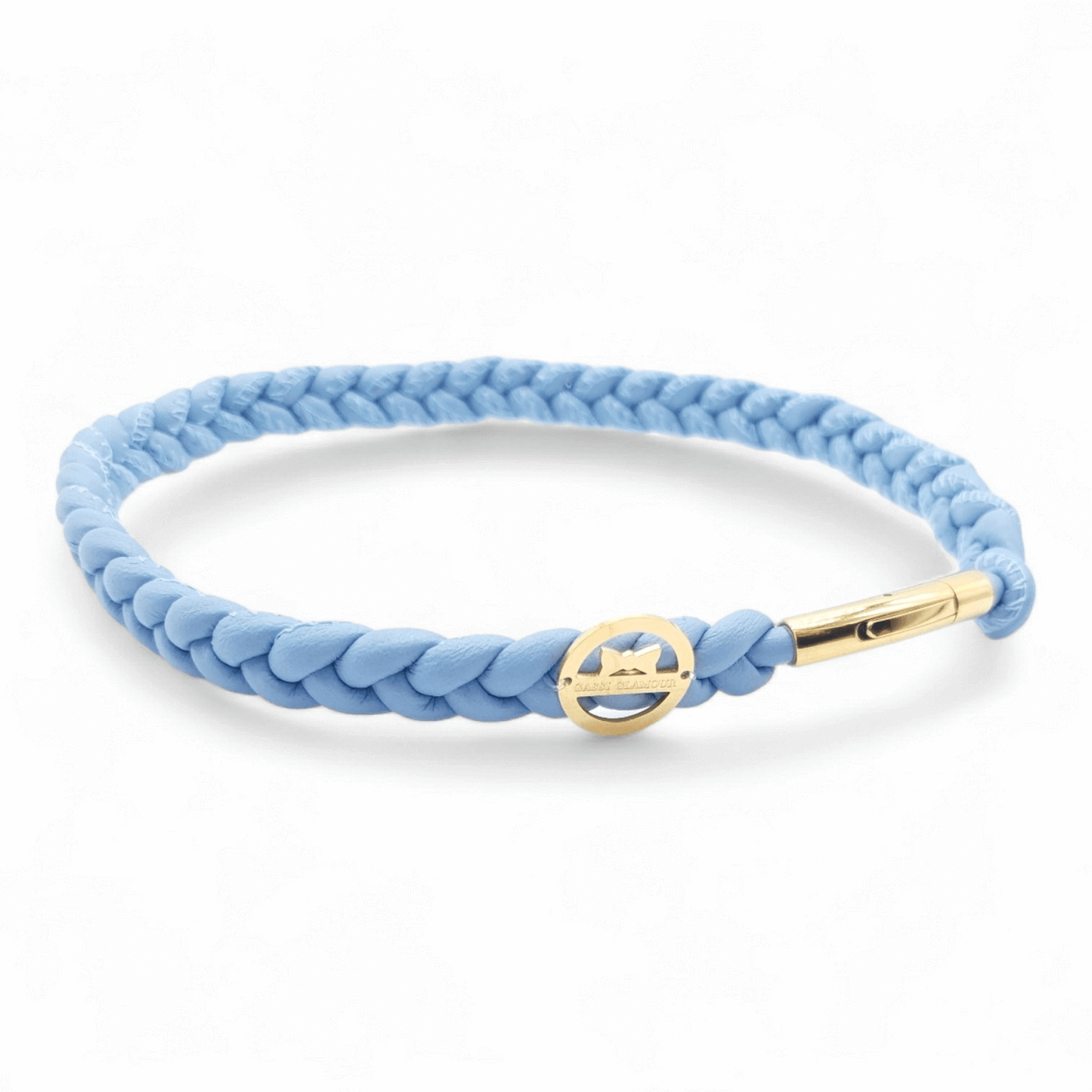 Markenhalsband Hellblau