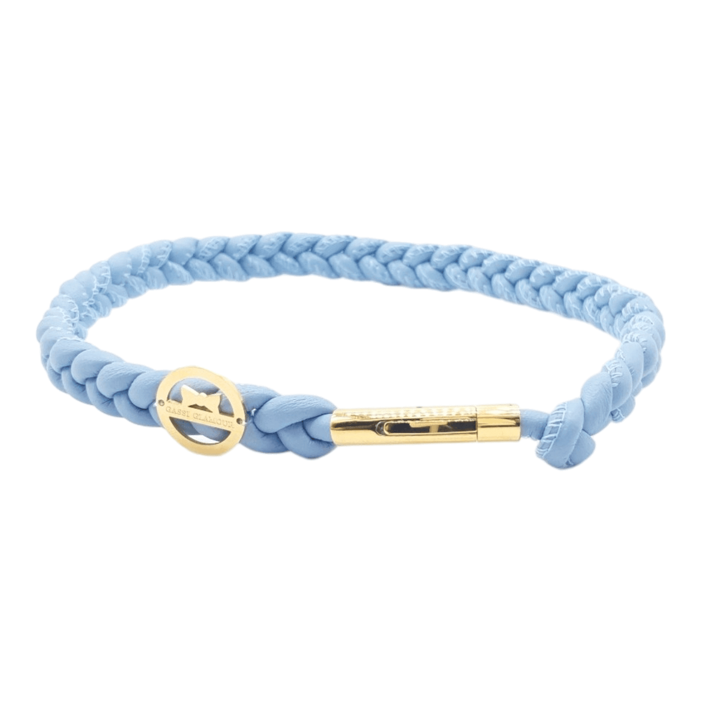 Markenhalsband Hellblau