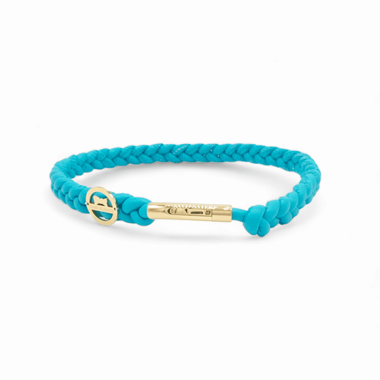 Markenhalsband Türkis