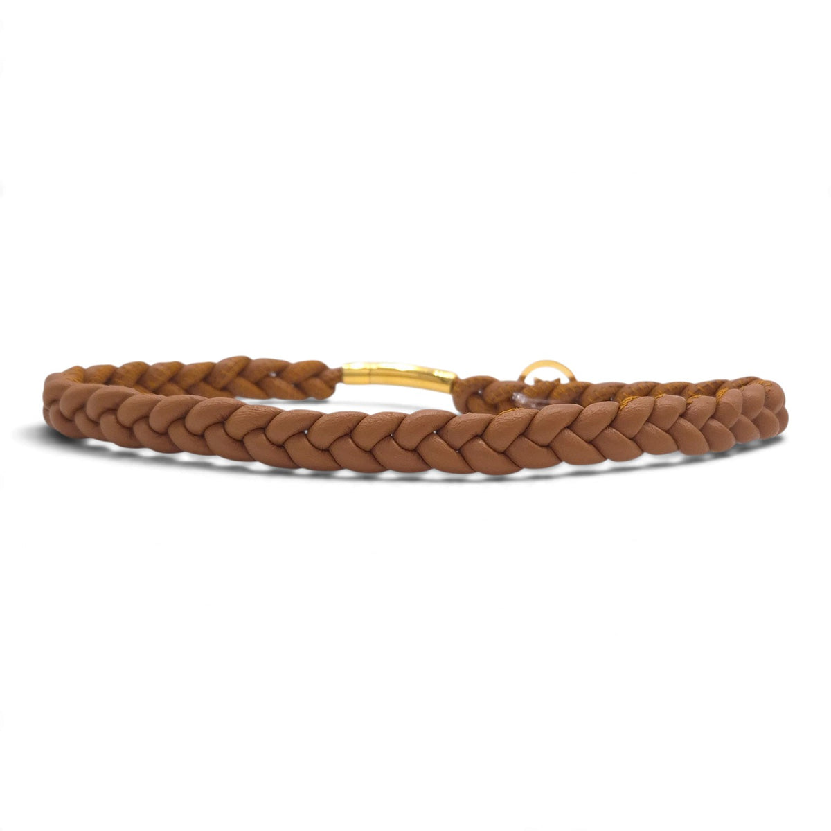 Markenhalsband Cognac