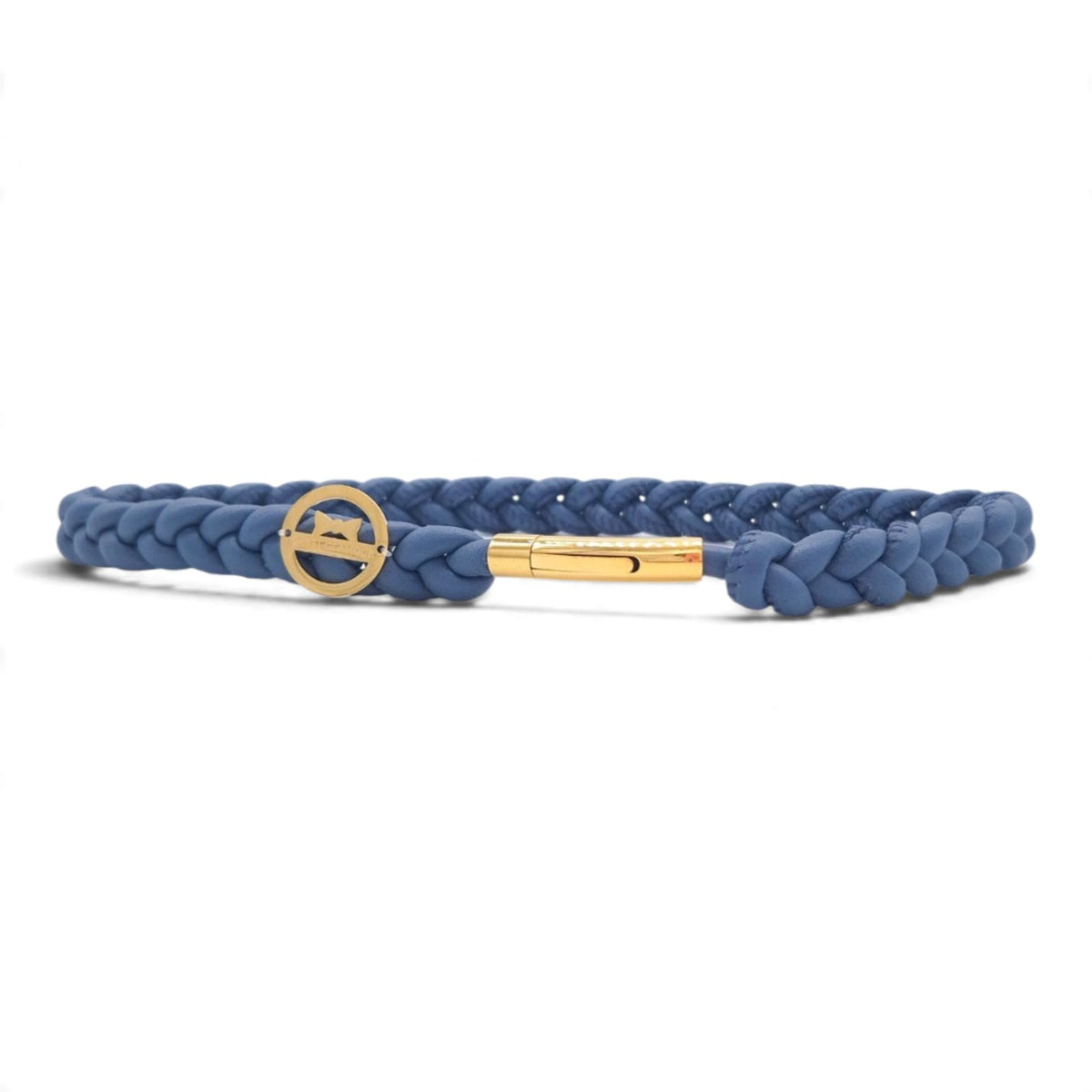 Markenhalsband Taubenblau