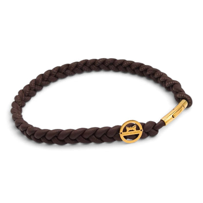 Markenhalsband Schokobraun