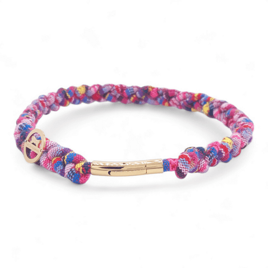 Markenhalsband Pink-Ethno
