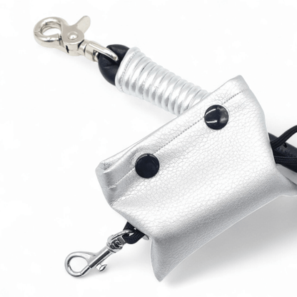 Kotbeutelspender Silber Metallic