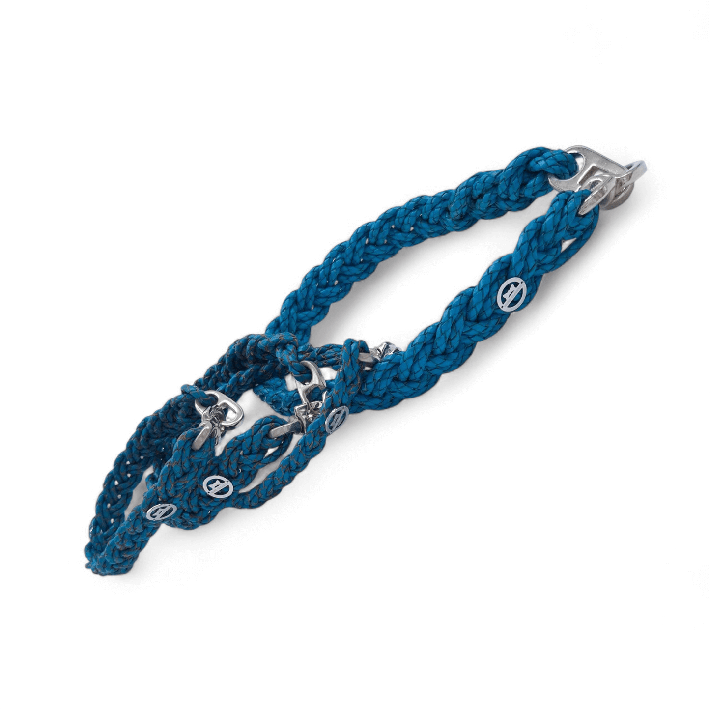 Flechthalsband "Capriblau" (Sofortkäufe)