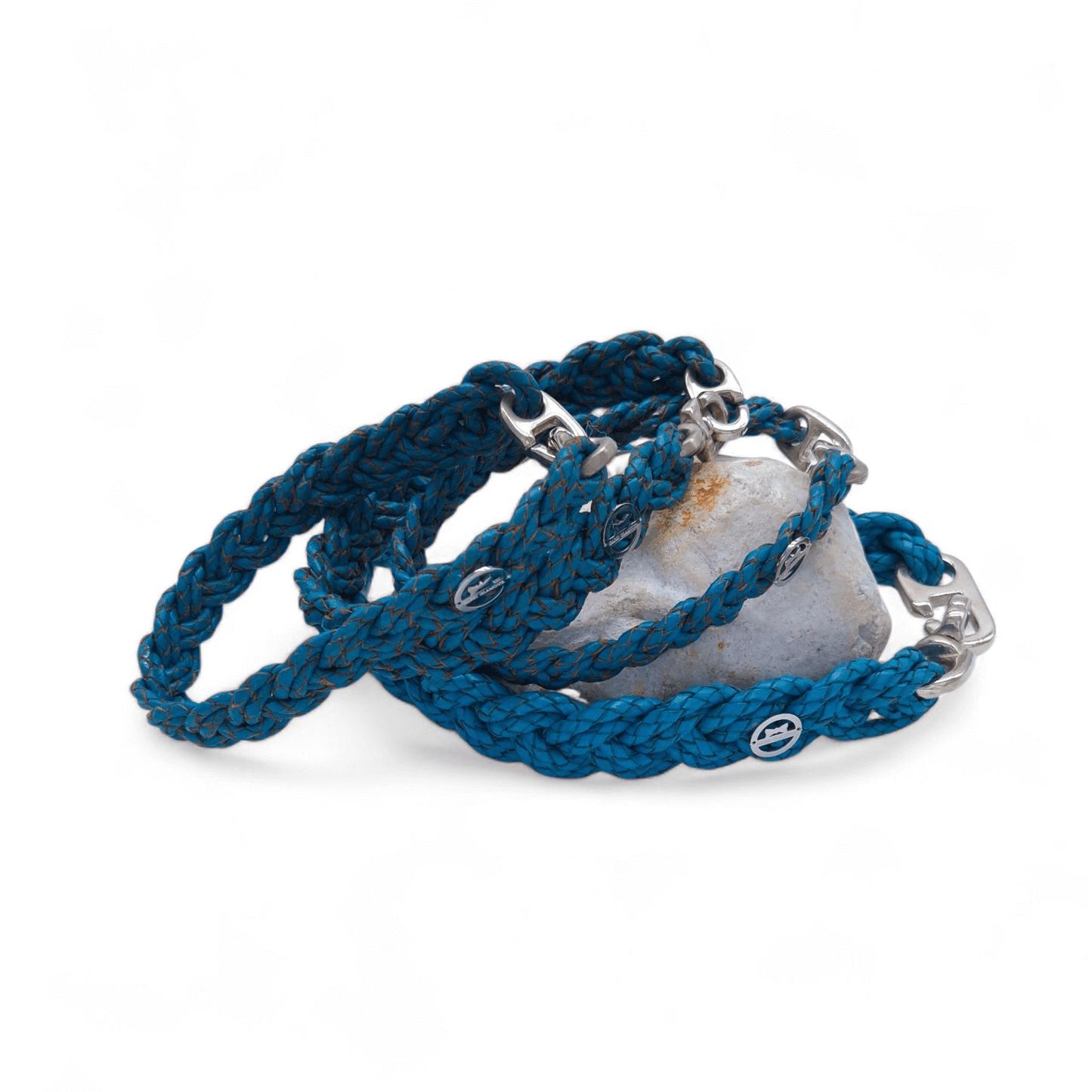 Flechthalsband "Capriblau" (Sofortkäufe)