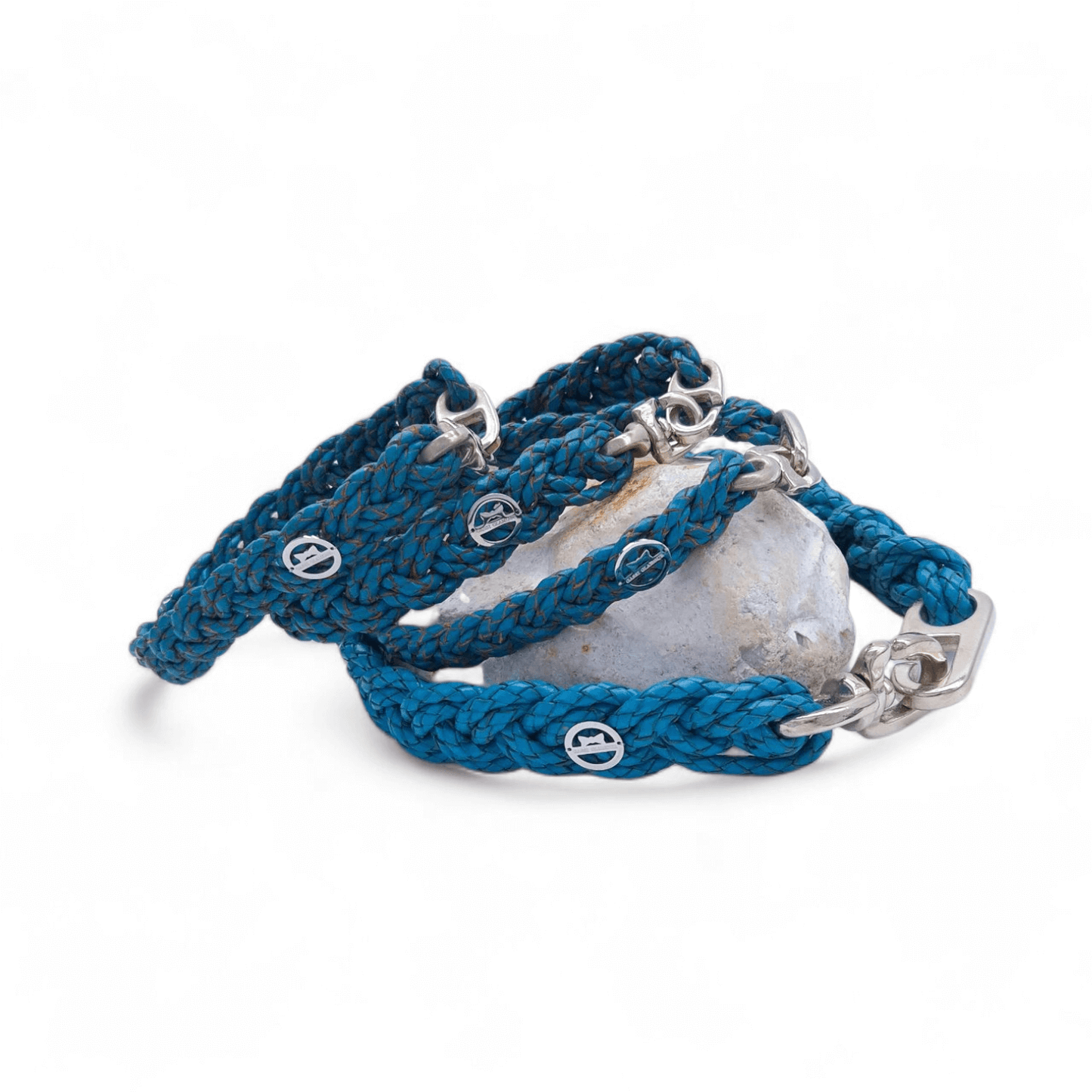 Flechthalsband "Capriblau" (Sofortkäufe)