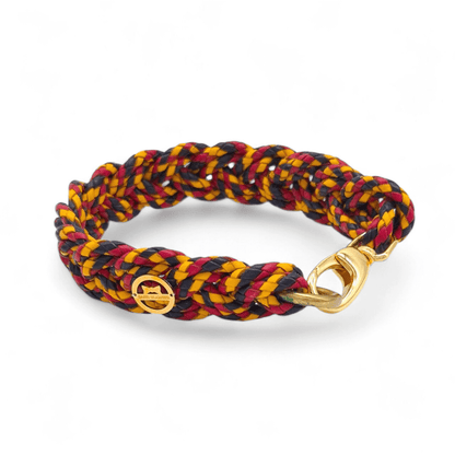 Schmuckhalsband "Schwarz-Rot-Gold" 33 cm Halsumfang (Sofortkauf)