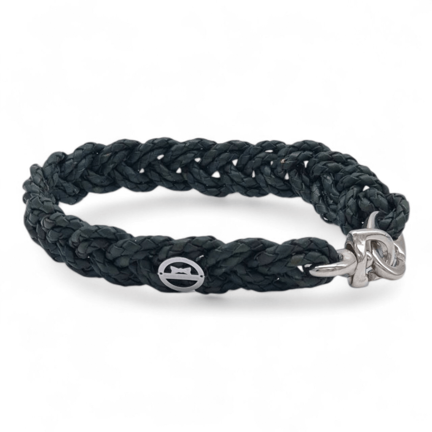 Flechthalsband "Petrol Vintage" 35 cm Halsumfang (Sofortkauf)