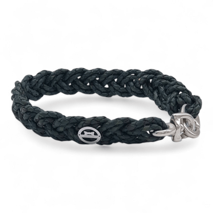 Flechthalsband "Petrol Vintage" 35 cm Halsumfang (Sofortkauf)