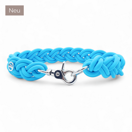 BioThane® Halsband Cyan