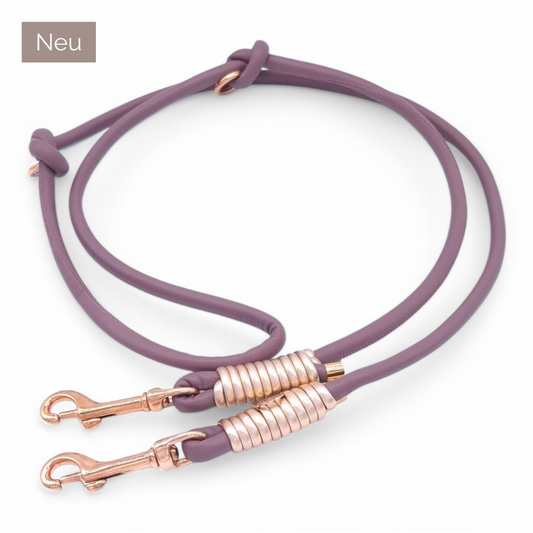 Leine Mauve-Roségold Metallic